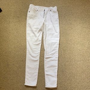 J-crew Girls White Jeans size 14